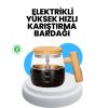 400 ml Şarjlı Karıştırıcı Bardak – IP6 Su Geçirmez, Isıtma Altlıklı
