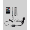 4 Parça RGB LED Araç İçi Aydınlatma Sistemi