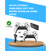 Kablosuz Retro TV Oyun Konsolu – 30.000+ Oyun, HD Çıkış & Kablosuz Gamepad ile Efsanevi Oyun Deneyimi
