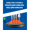 120W Şarj Destekli 3’ü 1 Arada Çoklu Şarj Kablosu – 1.2 Metre