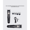 Ergonomik Tasarımlı, 3 Taraklı Profesyonel Şarjlı Saç Sakal Tıraş Makinesi