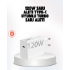 120W Güçlü Hızlı Şarj Adaptörü ve Type-C Kablo Seti – Güvenli Şarj Teknolojisi