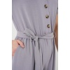 Kadın Kısa Kol Ayrobin Tulum 7030 - Gri