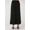 Kadın Uzun Ayrobin Etek 8050 - Siyah