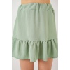 Kadın Ayrobin Mini Etek 8054 - Mint