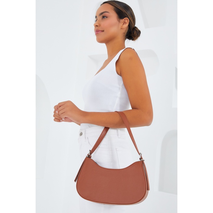 Kadın Taba Düz Baget Çanta 010167