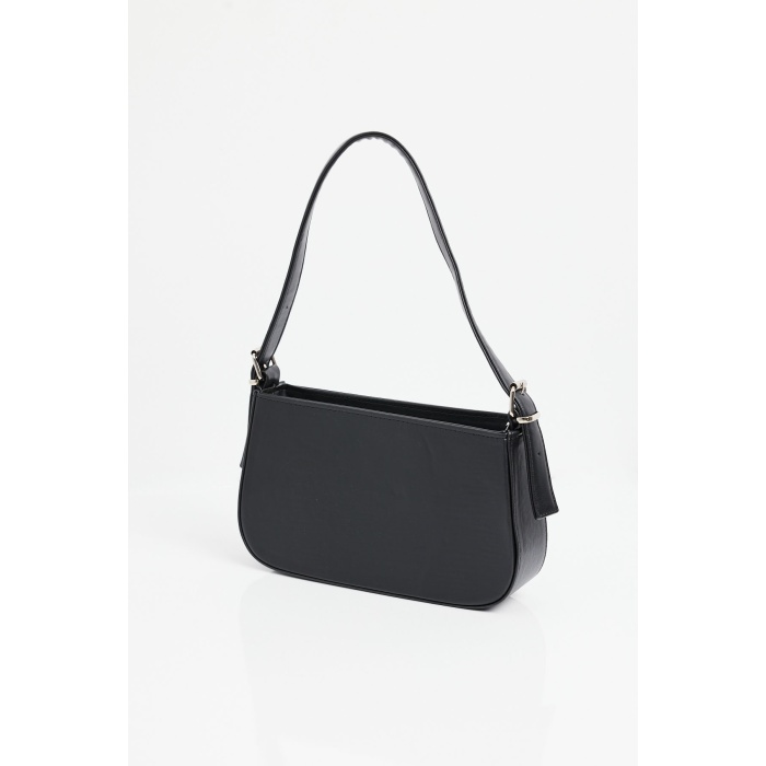 010172 Düz Baget Omuz Çantası - Siyah