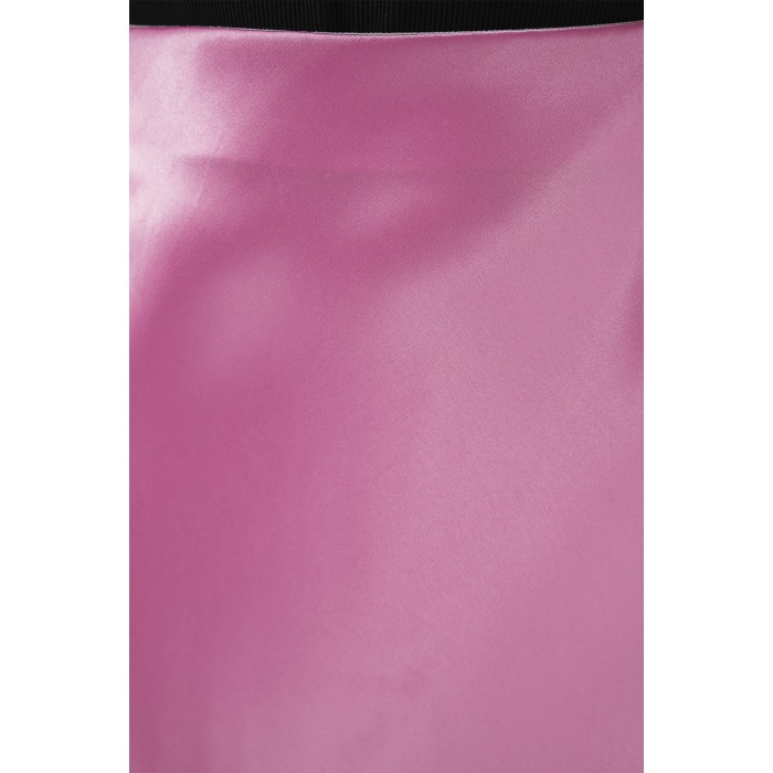 15806 Saten Etek - Pembe