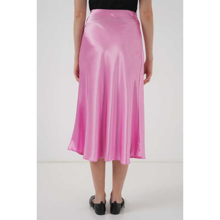 15806 Saten Etek - Pembe