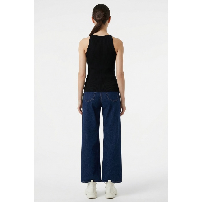 Kadın Askılı Örme Atlet 15935 - Siyah