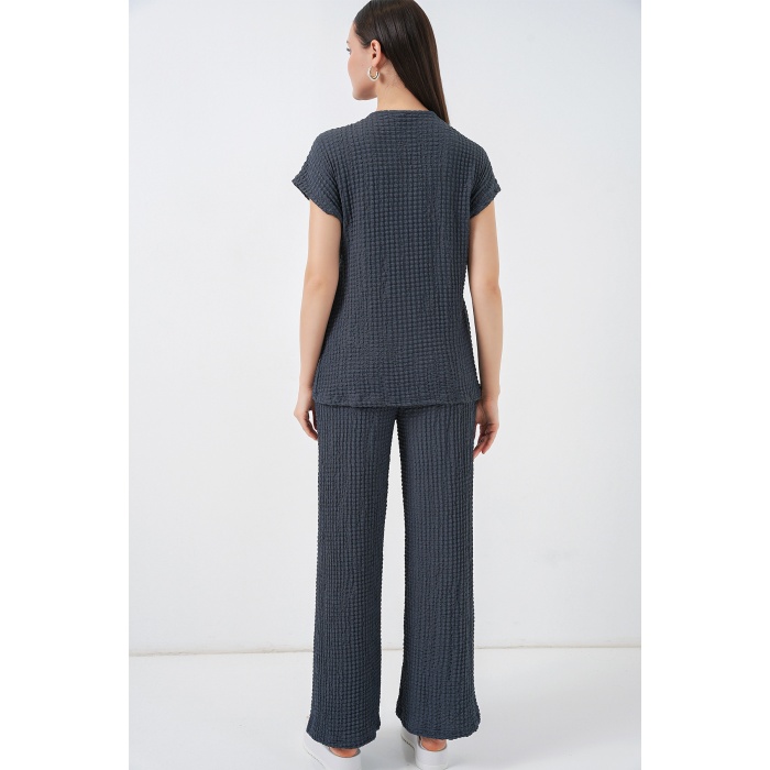 Kadın Örme İkili Takım 30064 - Antrasit