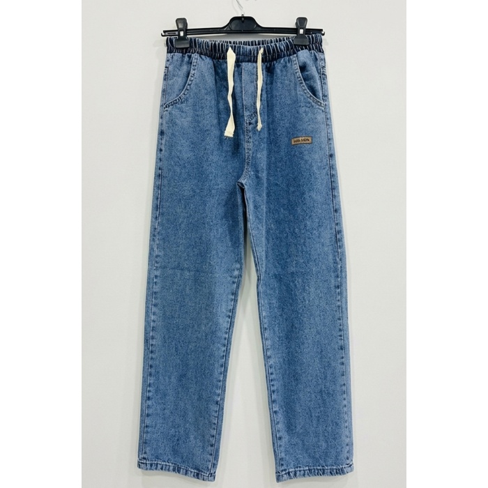 Erkek Rahat Kesim Baggy Jean Pantolon 30073 - Lacivert