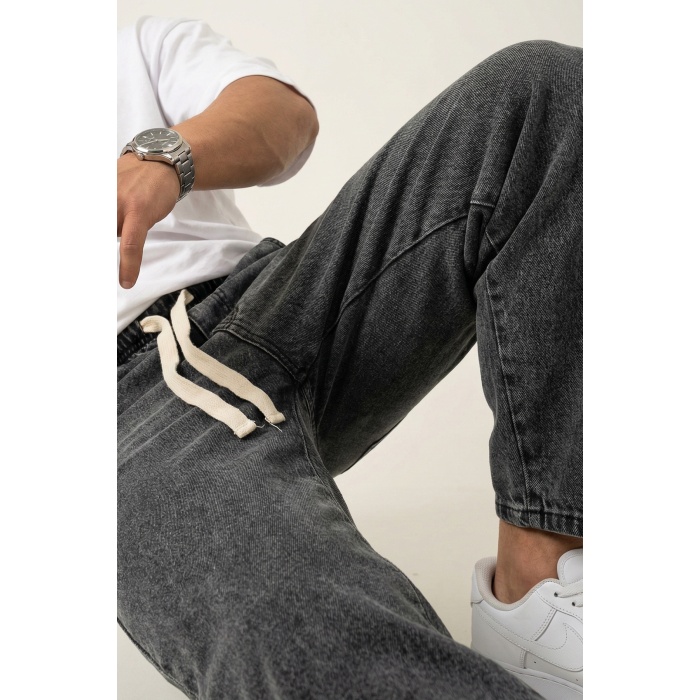 Erkek Rahat Kesim Baggy Jean Pantolon 30073 - Antrasit