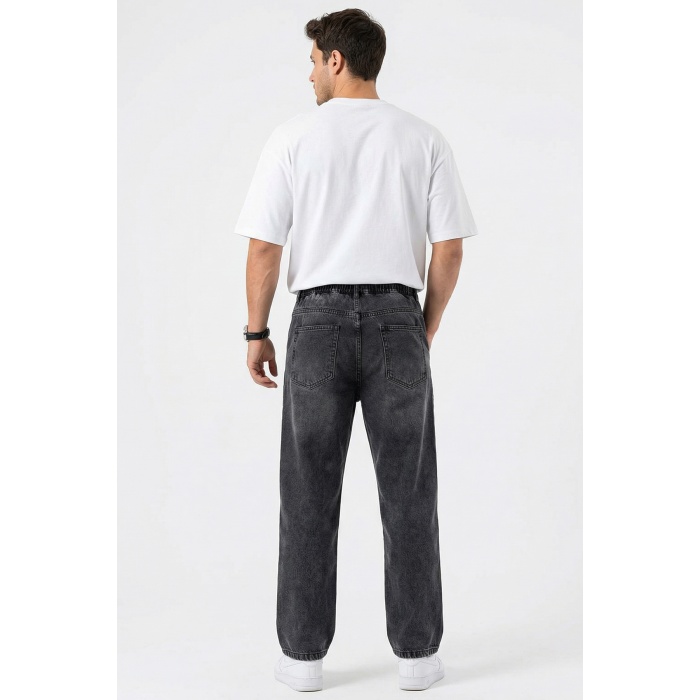 Erkek Rahat Kesim Baggy Jean Pantolon 30074 - Antrasit