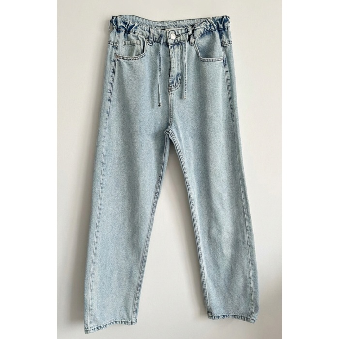 Erkek Rahat Kesim Baggy Jean Pantolon 30075 - Mavi