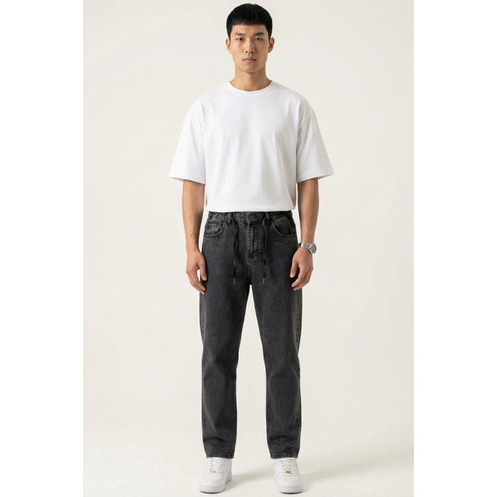 Erkek Rahat Kesim Baggy Jean Pantolon 30075 - Antrasit