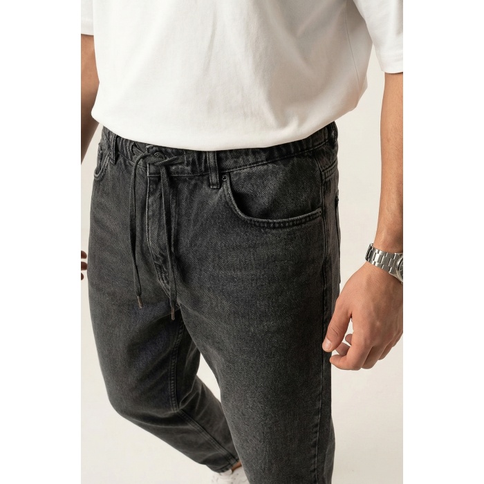 Erkek Rahat Kesim Baggy Jean Pantolon 30075 - Antrasit