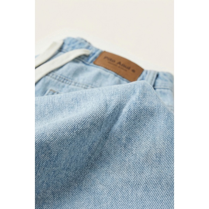 Erkek Rahat Kesim Baggy Jean Pantolon 30076 - Mavi