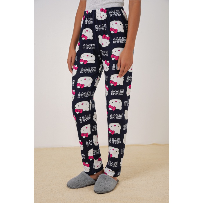 4323 Desenli Pijama Altı - A.Lacivert