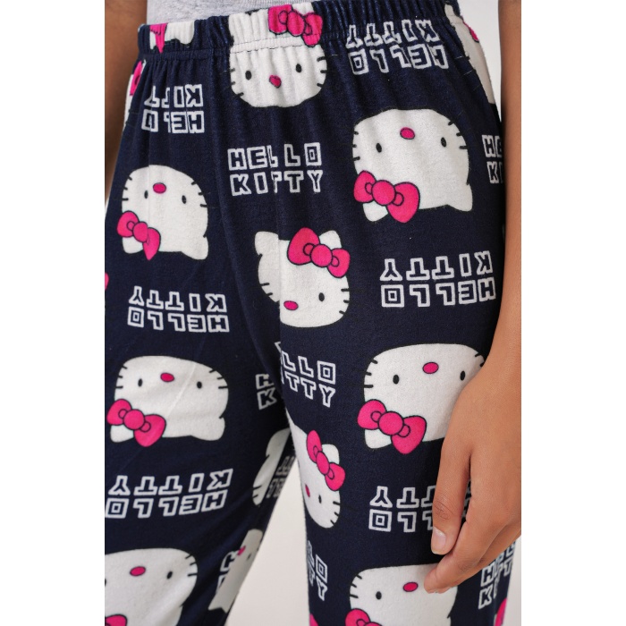 4323 Desenli Pijama Altı - A.Lacivert