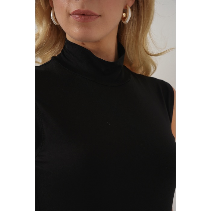 Kadın Kolsuz Body 4348 - Siyah