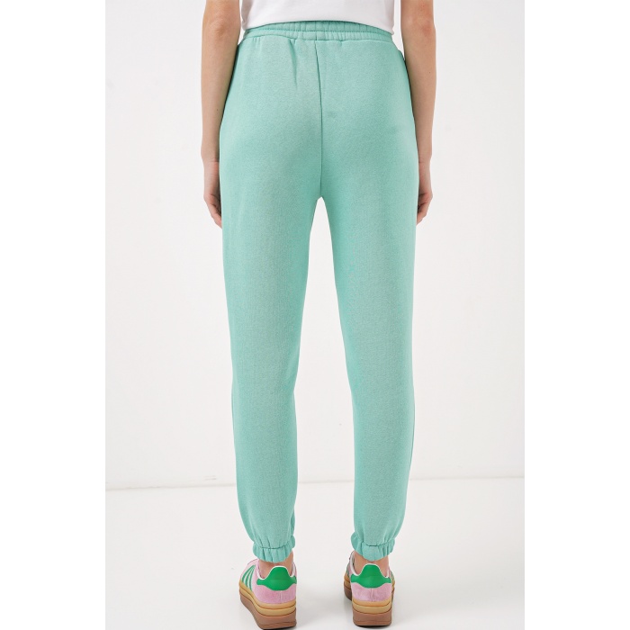 55450 Üç İplik Eşofman Altı - Mint