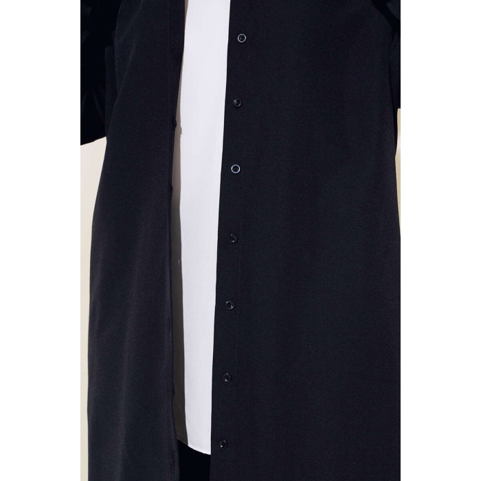 5845 Tesettür Tunik - Siyah