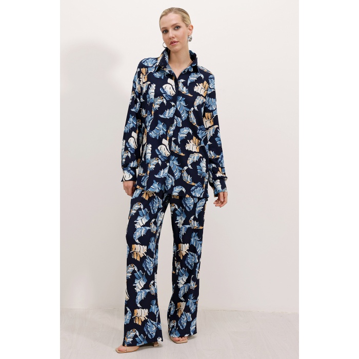 5858 Örme İkili Takım - Lacivert