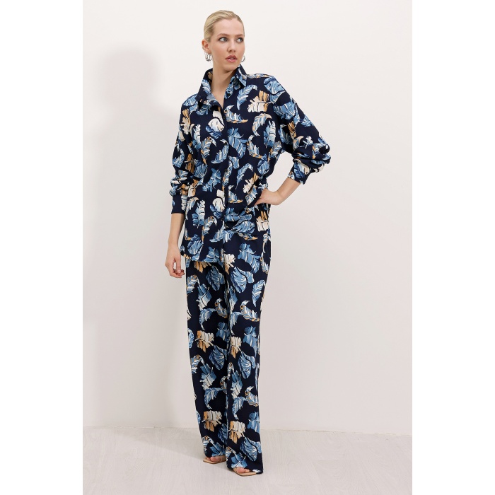 5858 Örme İkili Takım - Lacivert