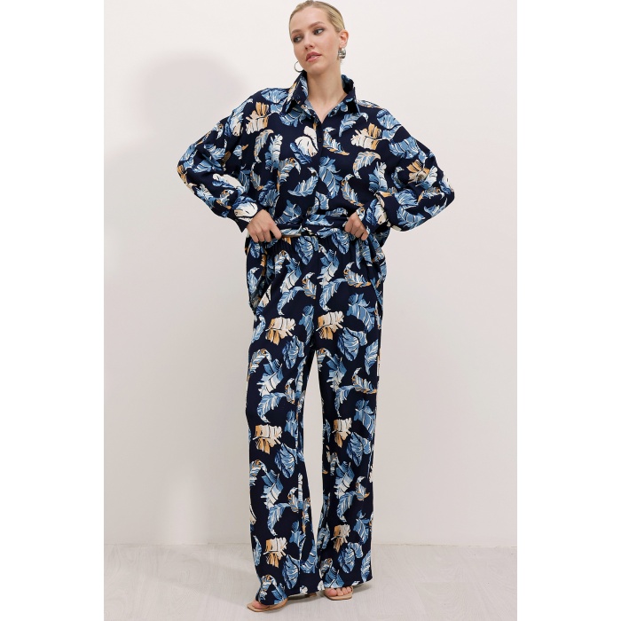 5858 Örme İkili Takım - Lacivert