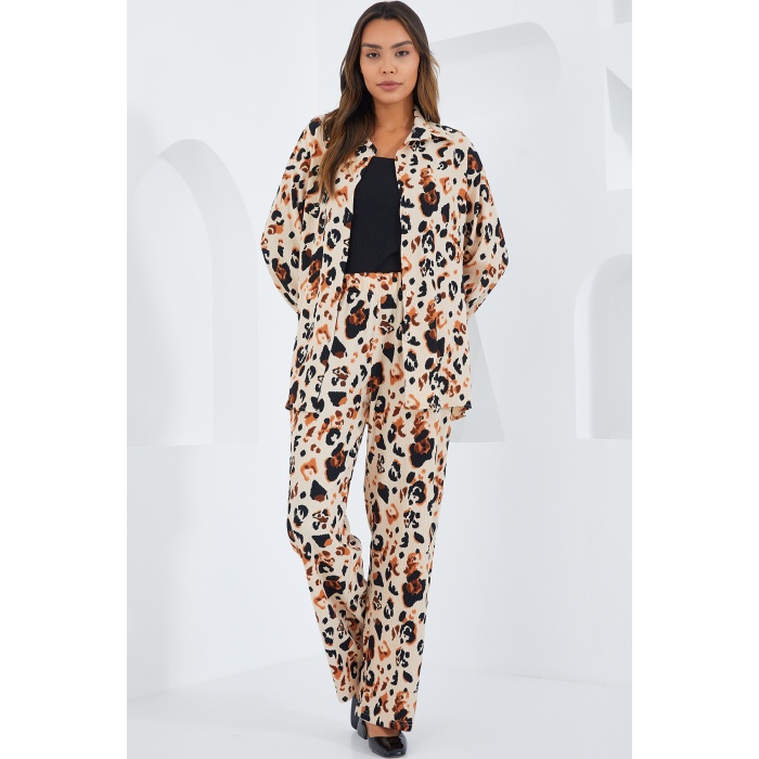 5858 Örme İkili Takım - D.Krem