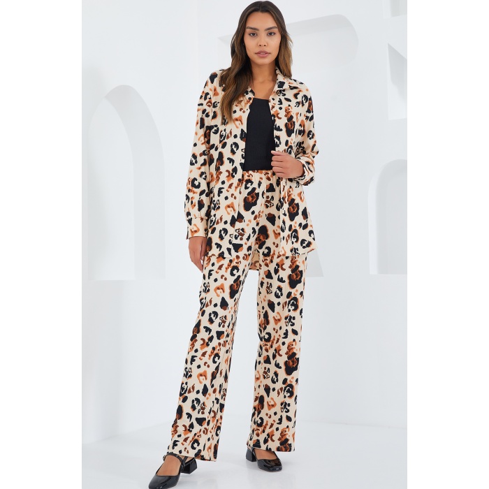 5858 Örme İkili Takım - D.Krem