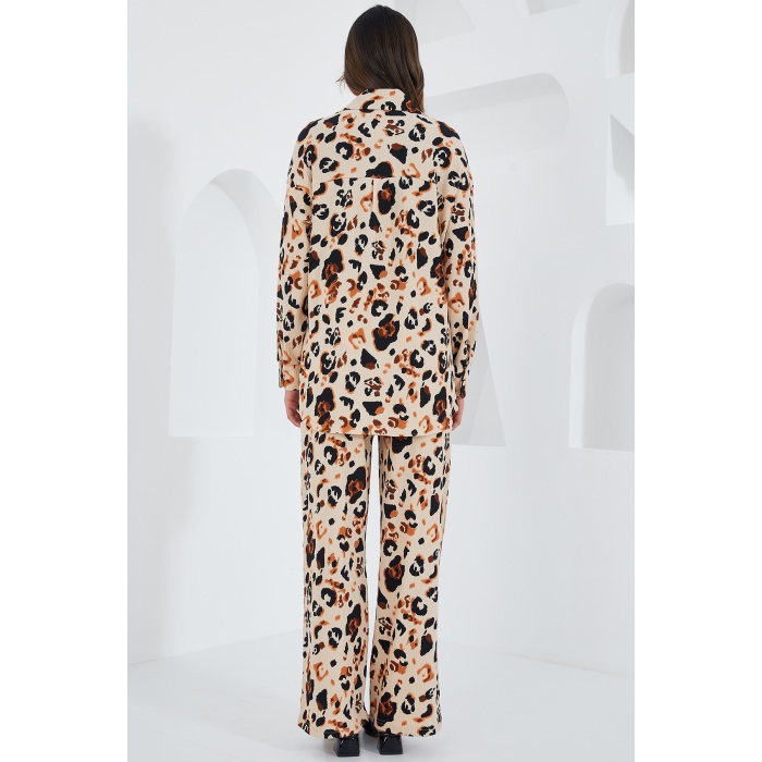 5858 Örme İkili Takım - D.Krem