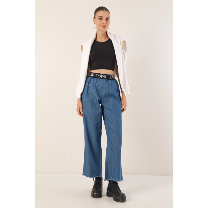 6469 BOL PAÇA JEANS PANTOLON - Y.Lacivert