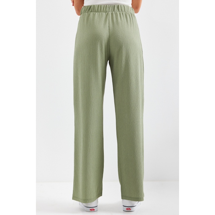 6543 Örme Pantolon - Çağla