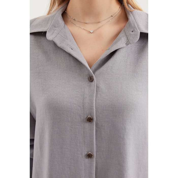 6622 Keten İkili Takım - Gri