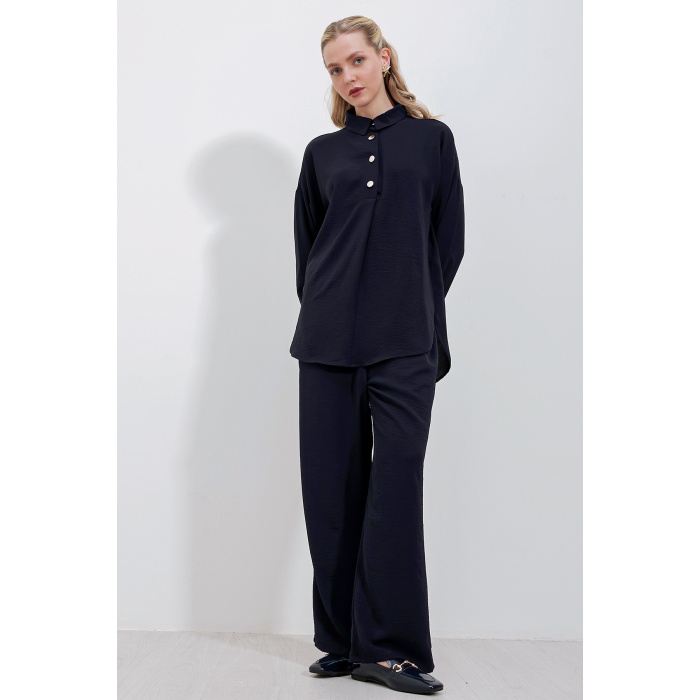 6631 Oversize Alt-Üst Takım - Lacivert