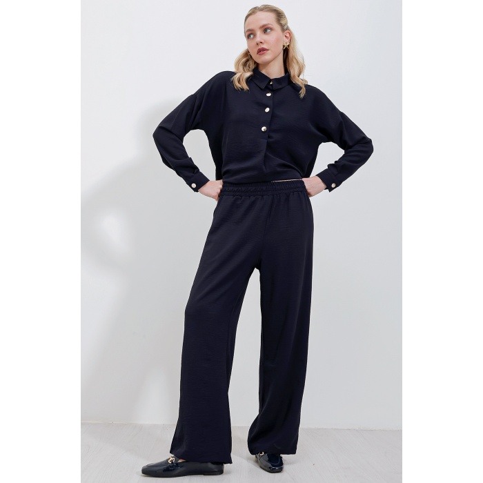 6631 Oversize Alt-Üst Takım - Lacivert