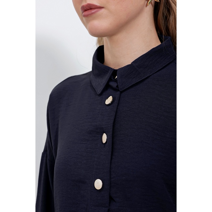 6631 Oversize Alt-Üst Takım - Lacivert