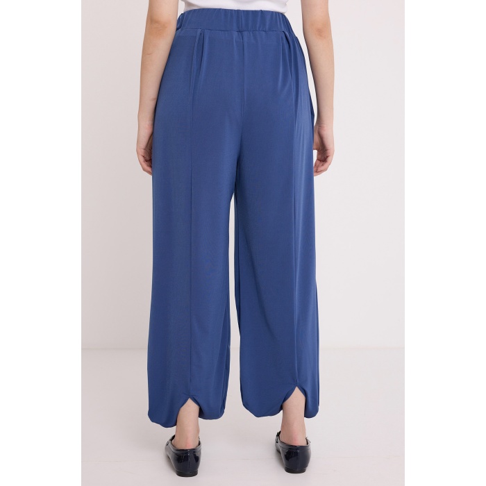 Kadın İndigo Şalvar Pantolon 6659