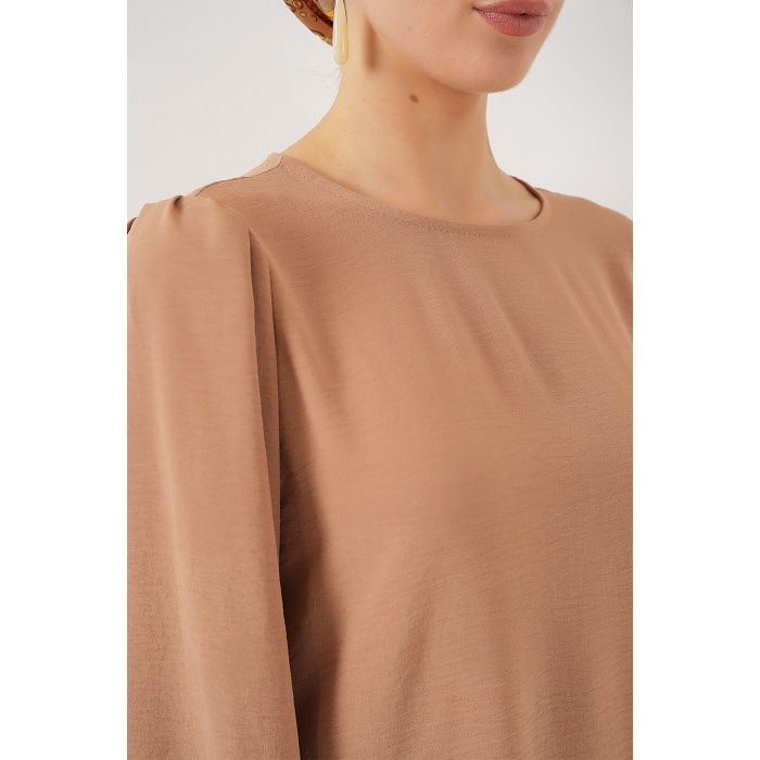 Ayrobin Tunik Pantolon Alt Üst Takım 6712 - Vizon