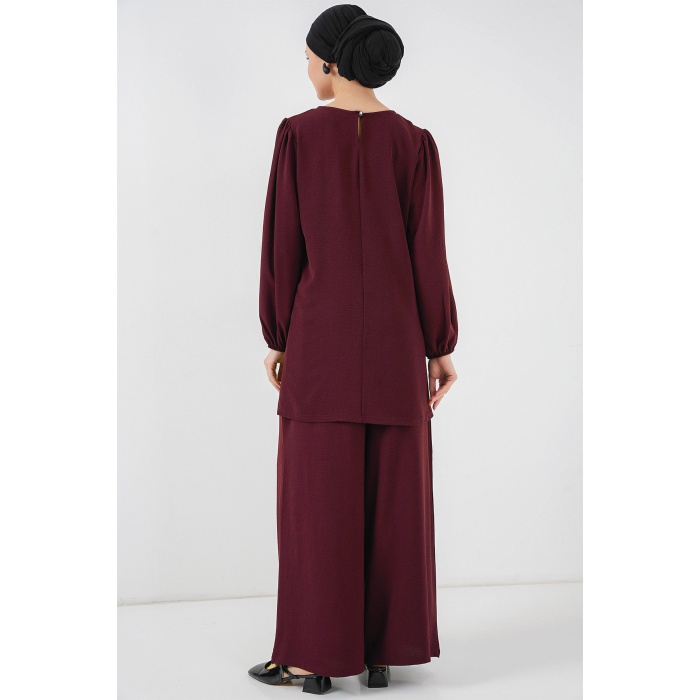 Ayrobin Tunik Pantolon Alt Üst Takım 6712 - Y.Bordo