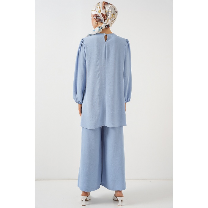 Ayrobin Tunik Pantolon Alt Üst Takım 6712 - Açık Mavi
