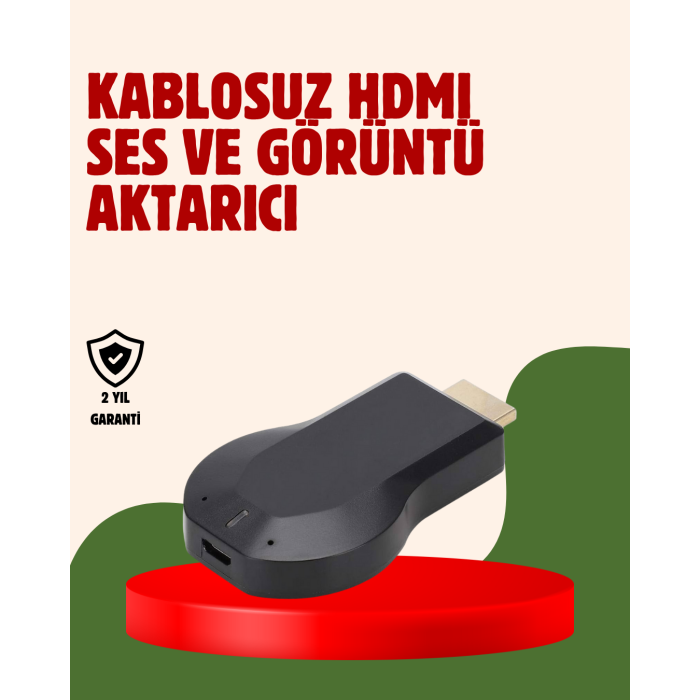 Küçük Boyutlu TV Dongle – Cep Boyutunda 1080p Ekran Yansıtıcı