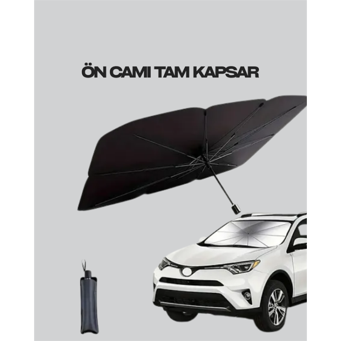 Yüksek Kaliteli Cam Elyaf İskeletli Araba Şemsiyesi – Tüm Araçlara Uygun
