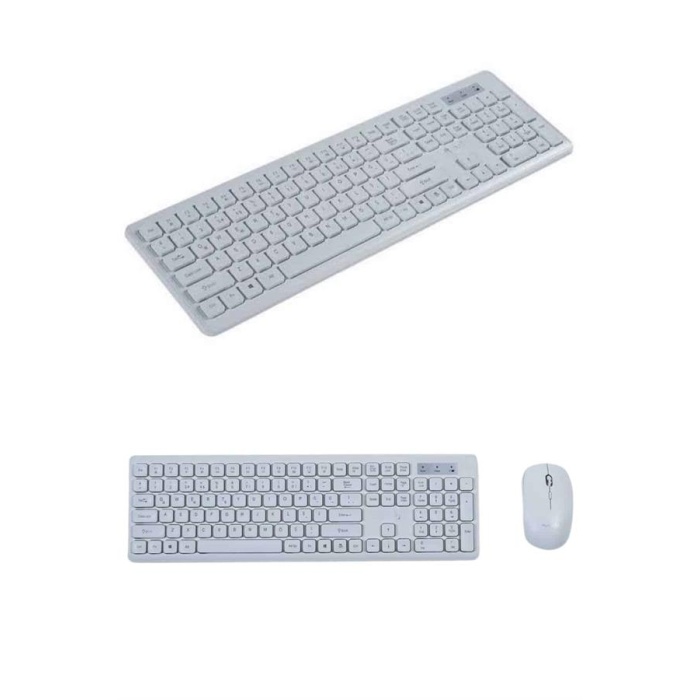 2.4 Ghz Wireless Kablosuz Klavye Mouse Seti Tv Pc Uyumlu