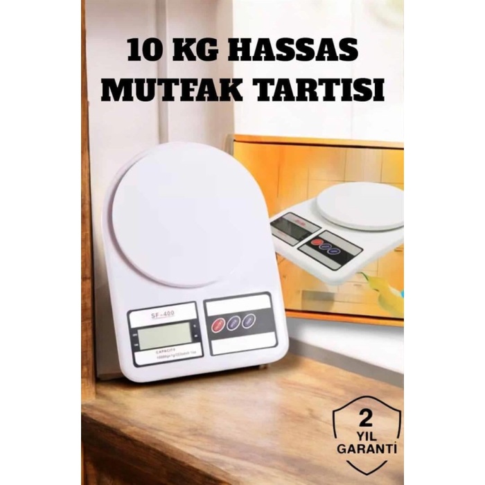 Net LCD Ekran ve Otomatik Kapanma Özelliği ile Uzun Ömürlü Dijital Mutfak Tartısı