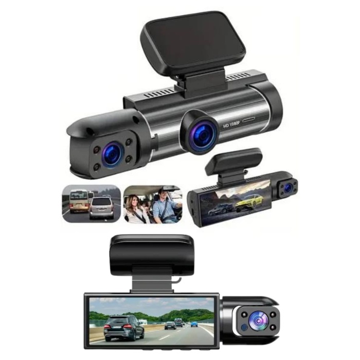 Çift Kameralı Araç Kamerası Ön ve Arka Kameralı