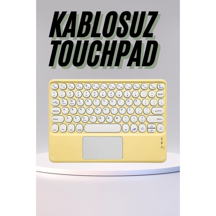 Profesyonel Wifi Q Klavye Bluetooth Klavye Touchpad 10.8 Inç