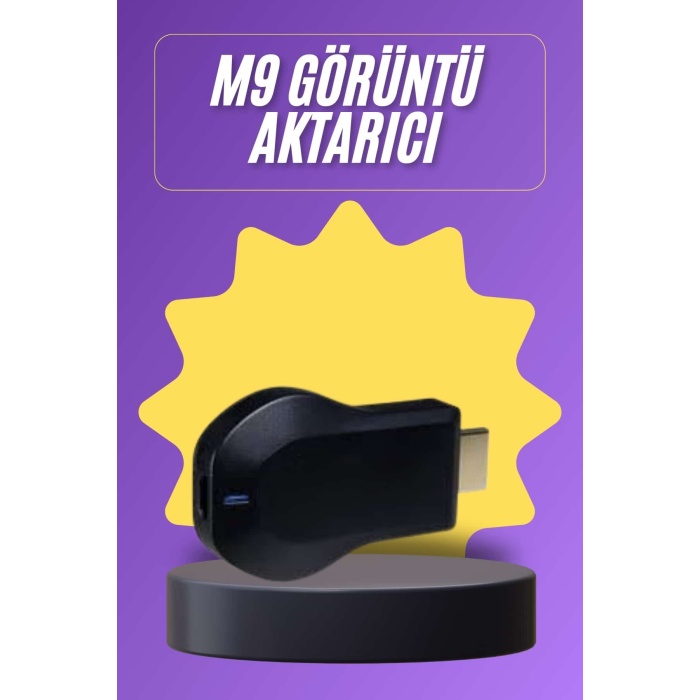 Kablosuz HDMI Wifi Görüntü Aktarıcı Tüm Cihazlara Uyumlu